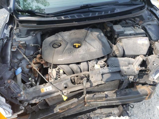 KMHDH4AE1DU595401 - 2013 HYUNDAI ELANTRA GLS GRAY photo 11