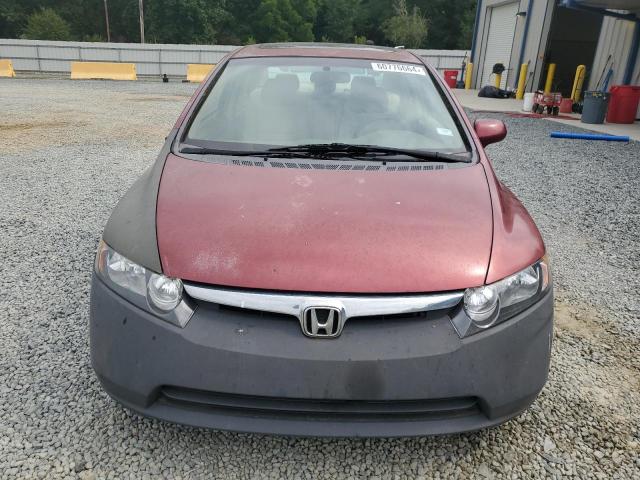 2HGFA16808H510500 - 2008 HONDA CIVIC EX BURGUNDY photo 5