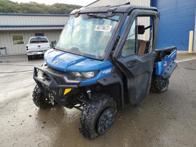 3JBUVAX46MK006789 - 2021 CAN-AM DEFENDER LIMITED CAB HD10 BLUE photo 2