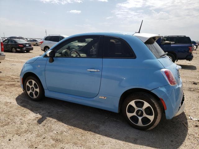 3C3CFFGE1FT652898 - 2015 FIAT 500 ELECTRIC BLUE photo 2