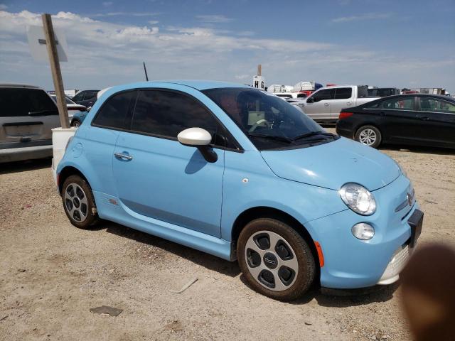 3C3CFFGE1FT652898 - 2015 FIAT 500 ELECTRIC BLUE photo 4