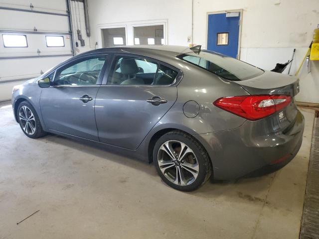 KNAFZ4A8XE5050908 - 2014 KIA FORTE EX GRAY photo 2