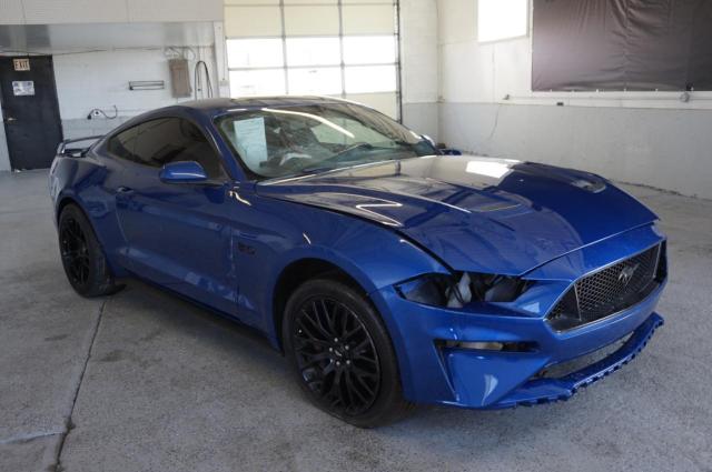 1FA6P8CF9J5123679 - 2018 FORD MUSTANG GT BLUE photo 1