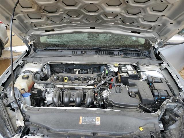 3FA6P0H70KR208203 - 2019 FORD FUSION SE SILVER photo 11