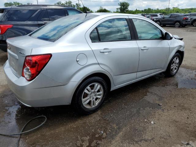 1G1JA5SH0C4131307 - 2012 CHEVROLET SONIC LS SILVER photo 3
