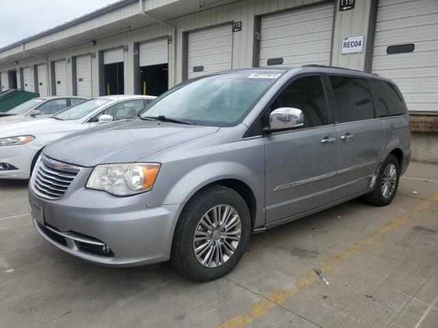 2C4RC1CG9DR805181 - 2013 CHRYSLER TOWN & COU TOURING L SILVER photo 1