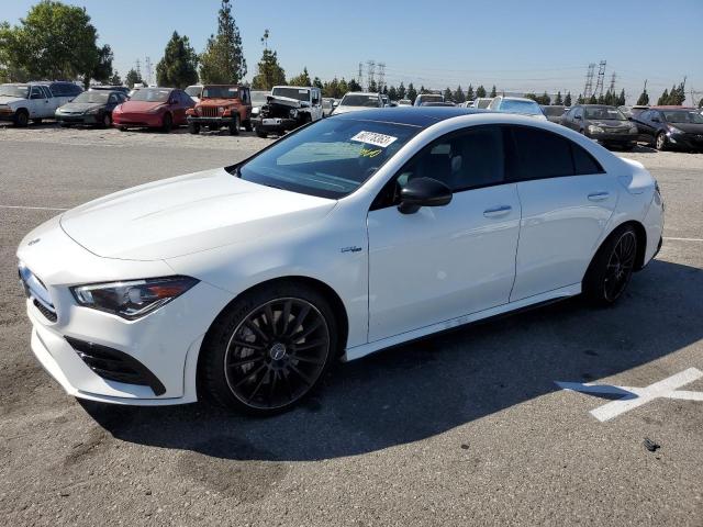 W1K5J5BBXMN153188 - 2021 MERCEDES-BENZ CLA AMG 35 4MATIC WHITE photo 1