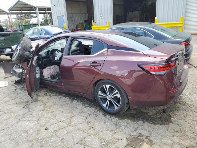 3N1AB8CV7MY207049 - 2021 NISSAN SENTRA SV MAROON photo 2