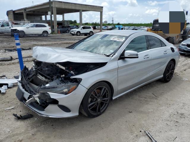 WDDSJ4EB0JN608165 - 2018 MERCEDES-BENZ CLA 250 SILVER photo 1