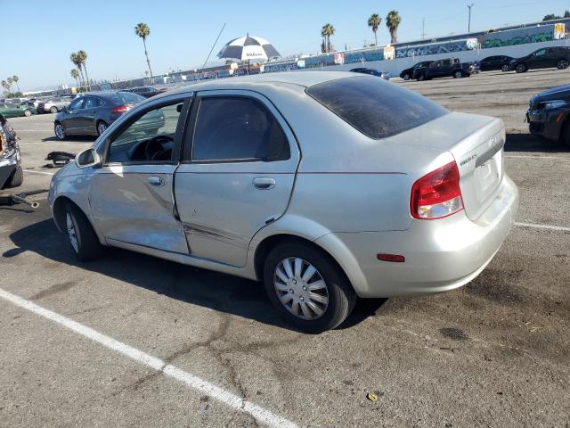 KL1TD52685B469419 - 2005 CHEVROLET AVEO BASE Gümüş foto 2