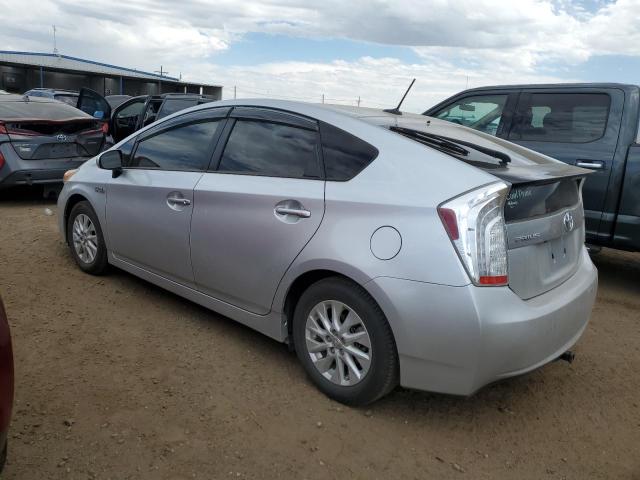 JTDKN3DP3C3003450 - 2012 TOYOTA PRIUS PLUG SILVER photo 2