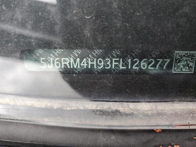 5J6RM4H93FL126277 - 2015 HONDA CR-V TOURING SILVER photo 14