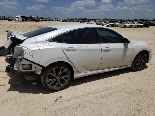 2HGFC2F80MH507879 - 2021 HONDA CIVIC SPORT WHITE photo 3