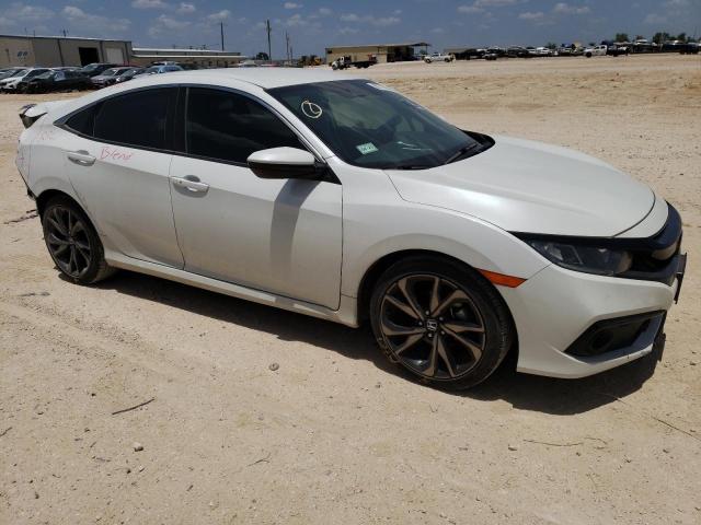2HGFC2F80MH507879 - 2021 HONDA CIVIC SPORT WHITE photo 4