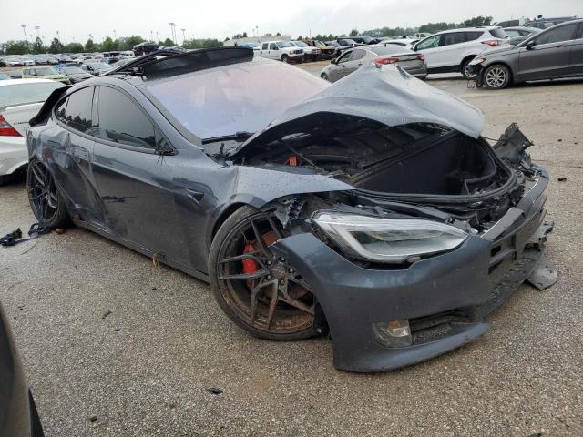 5YJSA1E44JF258189 - 2018 TESLA MODEL S Գրաֆիտ լուսանկար 4