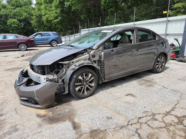 19XFB2F98DE019902 - 2013 HONDA CIVIC EXL GRAY photo 1