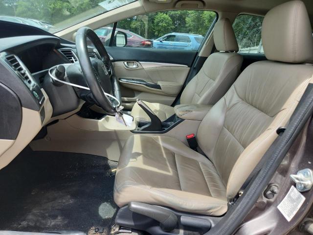 19XFB2F98DE019902 - 2013 HONDA CIVIC EXL GRAY photo 7