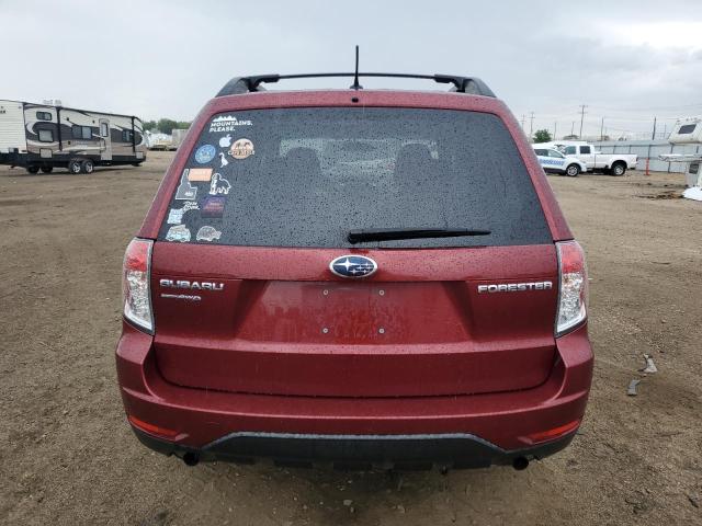 JF2SHBCC8DH444707 - 2013 SUBARU FORESTER 2.5X PREMIUM MAROON photo 6