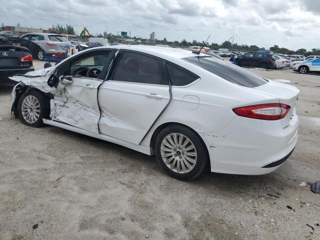 3FA6P0LU6ER165424 - 2014 FORD FUSION SE HYBRID WHITE photo 2