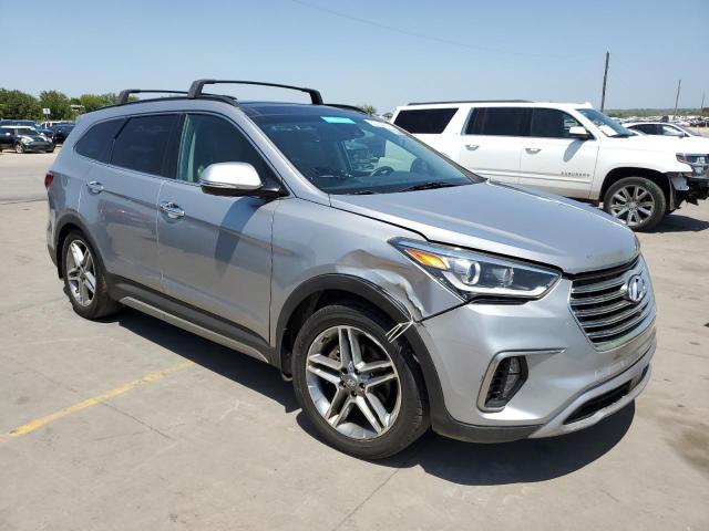 KM8SR4HF3HU232817 - 2017 HYUNDAI SANTA FE SE ULTIMATE SILVER photo 4