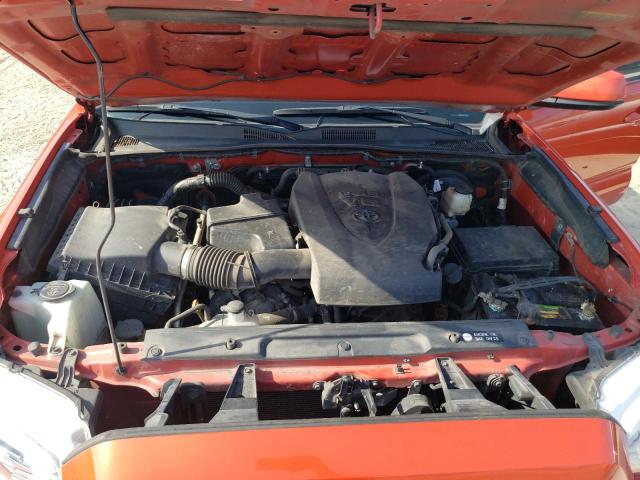 3TMCZ5AN9JM161603 - 2018 TOYOTA TACOMA DOUBLE CAB 橙色 照片 11