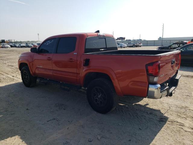 3TMCZ5AN9JM161603 - 2018 TOYOTA TACOMA DOUBLE CAB 橙色 照片 2