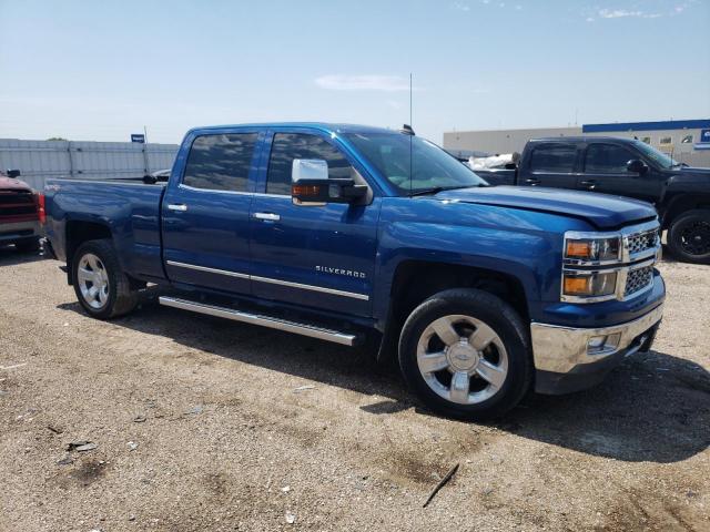 3GCUKSEJ8FG360954 - 2015 CHEVROLET SILVERADO K1500 LTZ BLUE photo 4