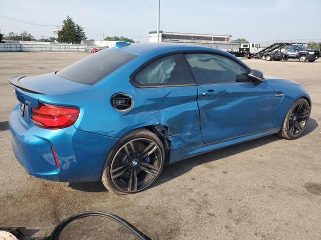 WBS1J5C53JVE51784 - 2018 BMW M2 BLUE photo 3