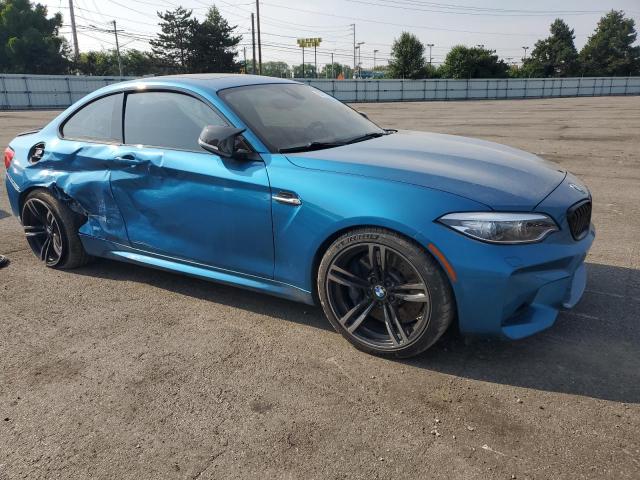 WBS1J5C53JVE51784 - 2018 BMW M2 BLUE photo 4