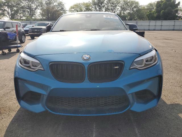WBS1J5C53JVE51784 - 2018 BMW M2 BLUE photo 5