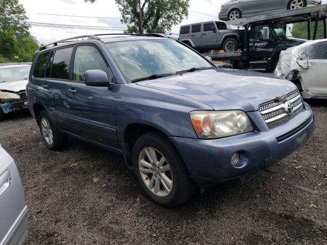 JTEEW21A570046906 - 2007 TOYOTA HIGHLANDER HYBRID BLUE photo 4