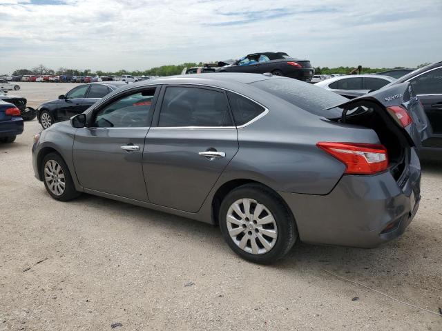 3N1AB7AP8HL680458 - 2017 NISSAN SENTRA S GRAY photo 2