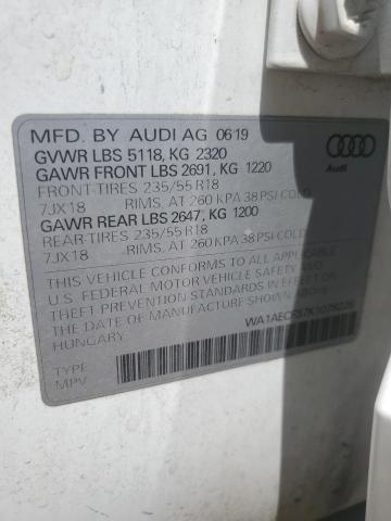 WA1AECF37K1078226 - 2019 AUDI Q3 PREMIUM Ağ foto 14