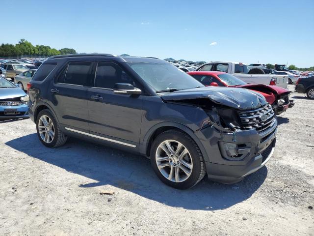 1FM5K7D85HGA73579 - 2017 FORD EXPLORER XLT BLACK photo 4