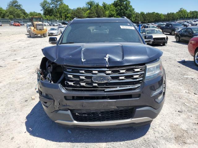 1FM5K7D85HGA73579 - 2017 FORD EXPLORER XLT BLACK photo 5