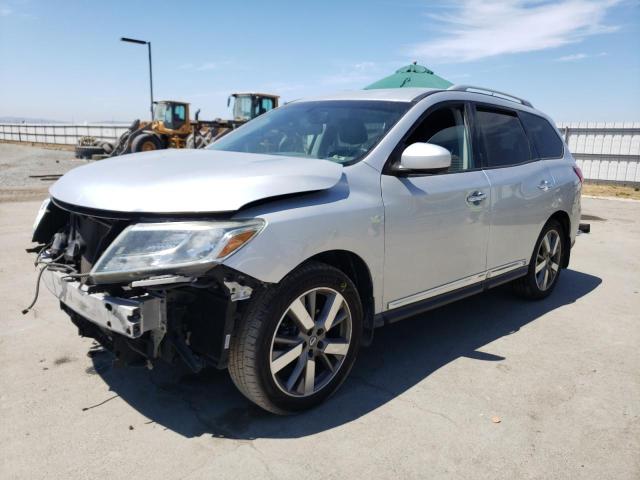 5N1AR2MMXDC646021 - 2013 NISSAN PATHFINDER S SILVER photo 1