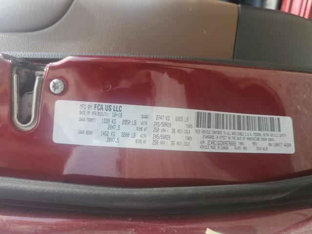 2C4RC1GG3KR576603 - 2019 CHRYSLER PACIFICA LIMITED BURGUNDY photo 13