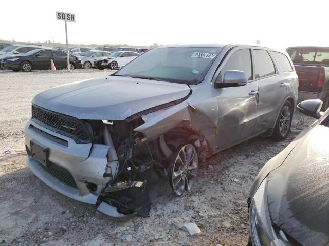 1C4RDHDG0KC691002 - 2019 DODGE DURANGO GT SILVER photo 1