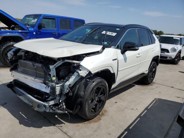 4T3E6RFVXMU060560 - 2021 TOYOTA RAV4 XSE WHITE photo 1