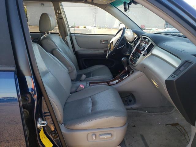 JTEDP21A440023086 - 2004 TOYOTA HIGHLANDER BASE Көк фото 5