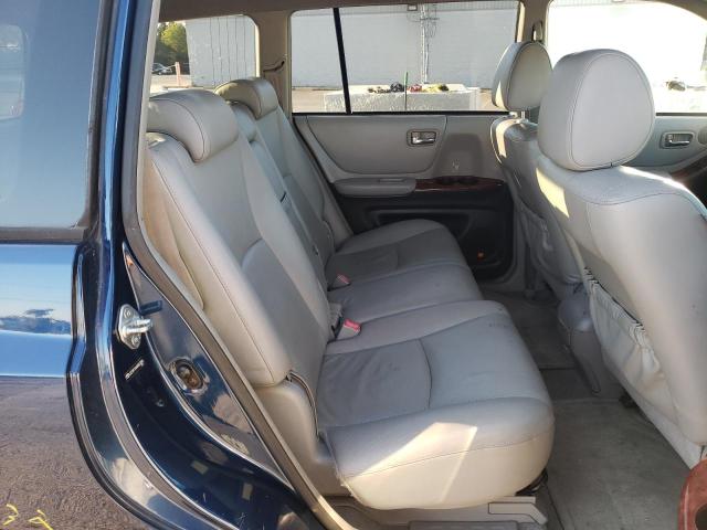 JTEDP21A440023086 - 2004 TOYOTA HIGHLANDER BASE Көк фото 6
