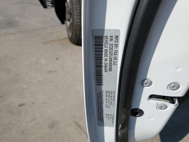 2C3CDZFJXMH683966 - 2021 DODGE CHALLENGER R/T SCAT PACK WHITE photo 10