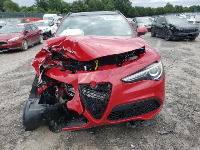 ZASPAKBN2N7D33967 - 2022 ALFA ROMEO STELVIO TI RED photo 5