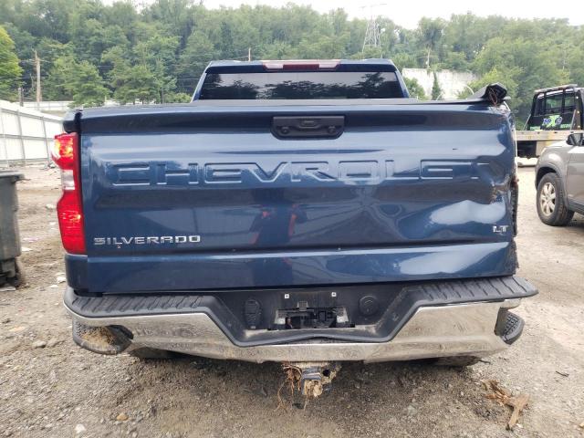 3GCPDKEK6NG572721 - 2022 CHEVROLET SILVERADO K1500 LT-L BLUE photo 6