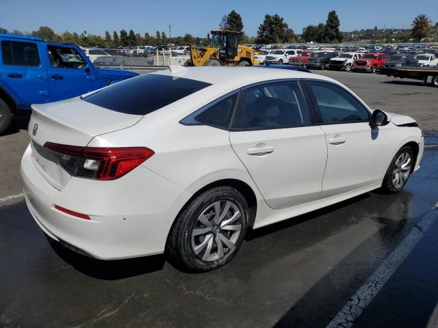 2HGFE2F20NH509963 - 2022 HONDA CIVIC LX WHITE photo 3