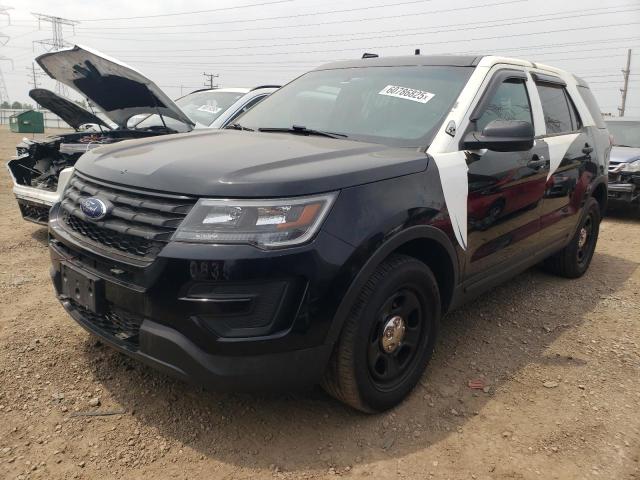 1FM5K8AR4GGD04666 - 2016 FORD EXPLORER POLICE INTERCEPTOR BLACK photo 1