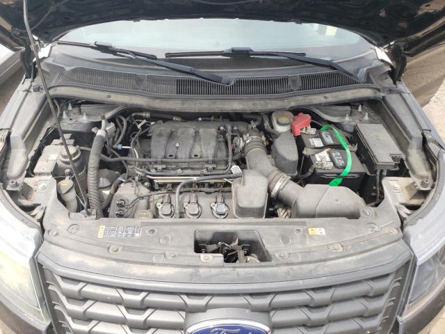 1FM5K8AR4GGD04666 - 2016 FORD EXPLORER POLICE INTERCEPTOR BLACK photo 11