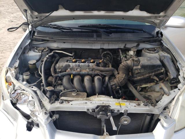 2T1KR32E25C384420 - 2005 TOYOTA COROLLA MA XR SILVER photo 11