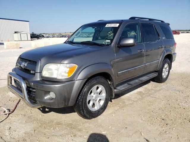 5TDZT34A87S293446 - 2007 TOYOTA SEQUOIA sr SR5 GRAY photo 1