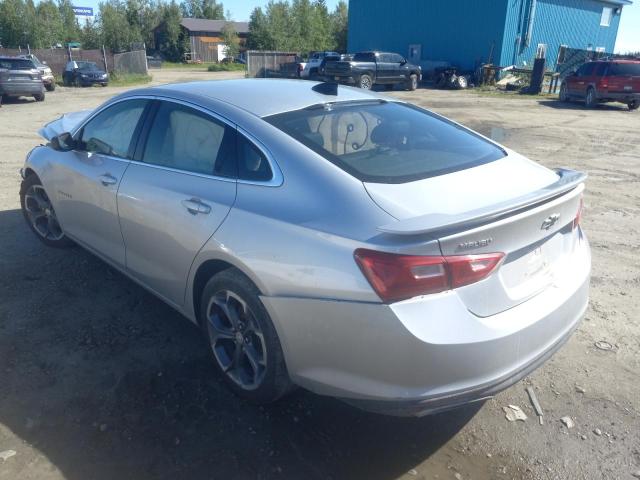 1G1ZG5ST0KF206984 - 2019 CHEVROLET MALIBU RS SILVER photo 2